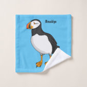 Atlantische Puffsillustrierung Badhandtuch Set (Waschlappen)