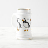 Atlantische Puffsillustrierung Bierglas (Vorderseite Links)
