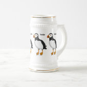 Atlantische Puffsillustrierung Bierglas (VorderseiteRechts)