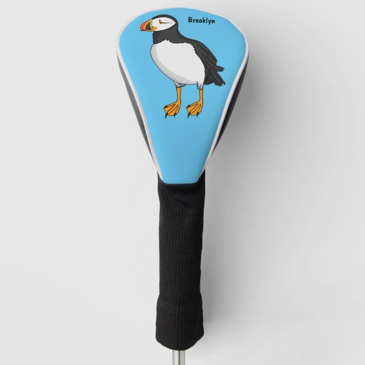 Atlantische Puffsillustrierung Golf Headcover (Vorderseite)