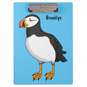 Atlantische Puffsillustrierung Klemmbrett