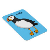 Atlantische Puffsillustrierung Magnet (Rechte Seite)