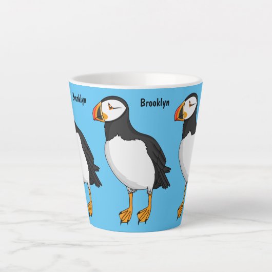 Atlantische Puffsillustrierung Milchtasse (Vorderseite)