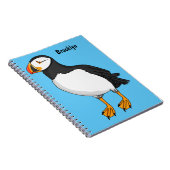 Atlantische Puffsillustrierung Notizblock (Rechte Seite)