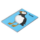Atlantische Puffsillustrierung Notizblock (Linke Seite)