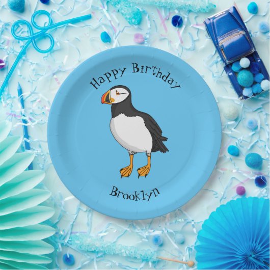 Atlantische Puffsillustrierung Pappteller (Party)