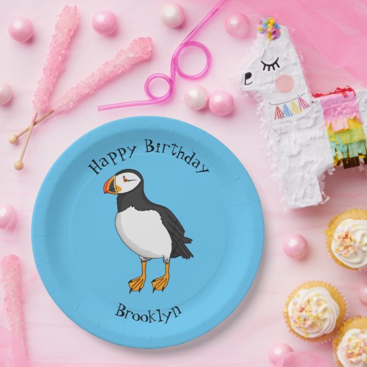 Atlantische Puffsillustrierung Pappteller (Party)