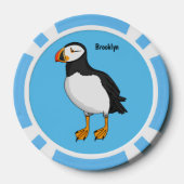 Atlantische Puffsillustrierung Pokerchips (Rückseite)