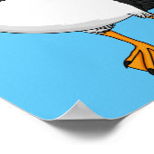 Atlantische Puffsillustrierung Poster (Ecke)