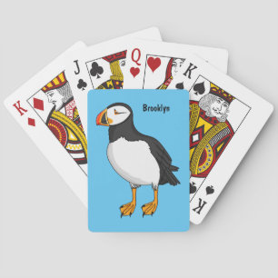 Atlantische Puffsillustrierung Spielkarten