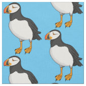 Atlantische Puffsillustrierung Stoff (Nahaufnahme)