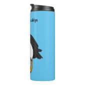 Atlantische Puffsillustrierung Thermosbecher (Nach rechts gedreht)