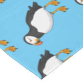 Atlantische Puffsillustrierung Tischdecke (Schrägansicht)