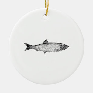 Atlantische Seeheringe Keramik Ornament