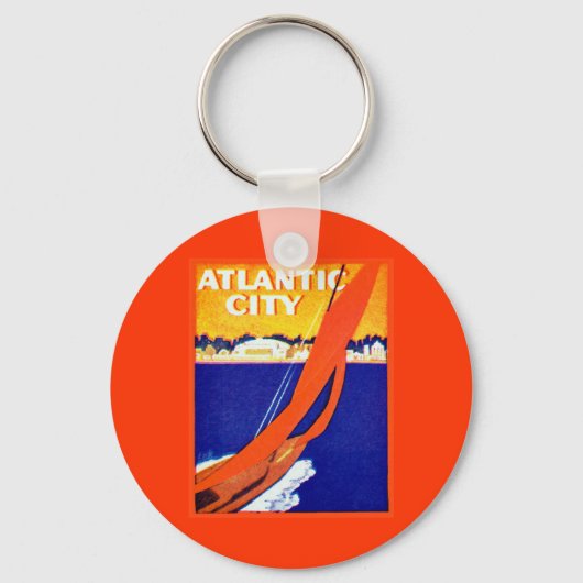 Atlantische Stadt 1925 Schlüsselanhänger (Vorderseite)