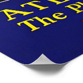 Atlantische Stadt der Spielplatz der Welt Poster (Ecke)