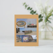 Atlantische Stadt FotoCollage Postkarte (Stehend Vorderseite)