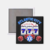ATLANTISCHE STADT MAGNET (Vorderseite/Rückseite)
