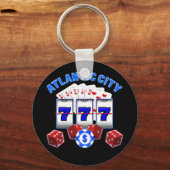 ATLANTISCHE STADT SCHLÜSSELANHÄNGER (Vorderseite)