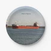 Atlantische Überholpapierplatte Pappteller (Vorderseite)