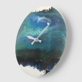 Atlantische Überquerungskünstleruhr Große Wanduhr (Winkel)