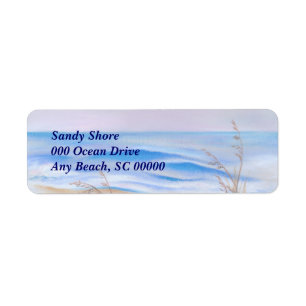 Atlantischer Abend Sky Ocean Oats Pastel