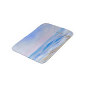 Atlantischer Abend Sky Ocean Oats Pastel Badematte (Schrägansicht)