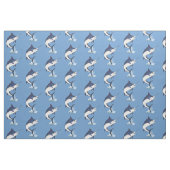Atlantischer blauer Speerfisch Stoff (Fat Quarter (45,7 x 55,9 cm))