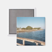 Atlantischer Blick auf einen Leuchtturm Magnet (Vorderseite/Rückseite)