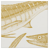Atlantischer Fischgold Stoff (Nahaufnahme)