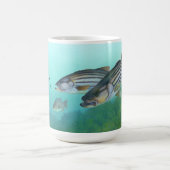Atlantischer gestreifter Bass-FischeMorone Kaffeetasse (Mittel)