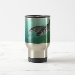 Atlantischer gestreifter Bass-FischeMorone Reisebecher