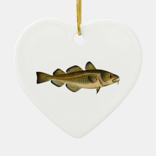 Atlantischer Kabeljau Keramikornament