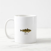 Atlantischer Kabeljau-Logo Kaffeetasse (Links)