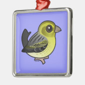 Atlantischer Kanarienvogel Ornament Aus Metall (Links)