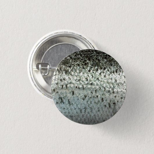 Atlantischer Lachs Button (Vorne & Hinten)