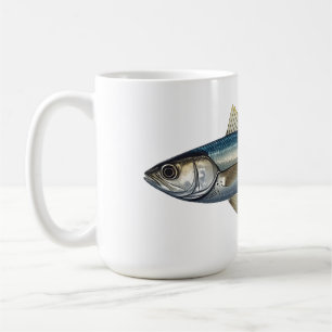Atlantischer Makrele. Kaffeetasse