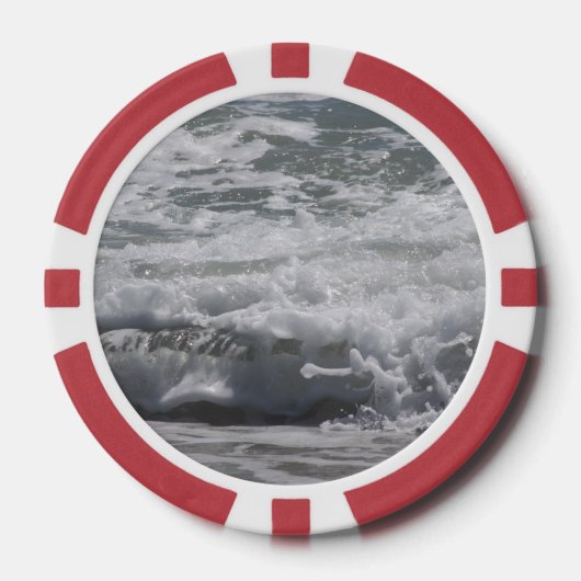 Atlantischer Ozean Pokerchips (Vorderseite)
