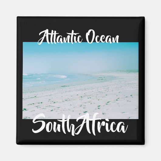 Atlantischer Ozean Südafrika Strandansicht Magnet (Vorne)