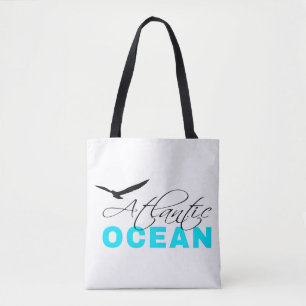 Atlantischer Ozean Weiß individuell anpassbar Tasche