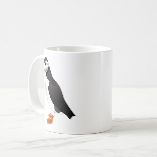 Atlantischer Papageientaucher Kaffeetasse (Vorderseite Links)