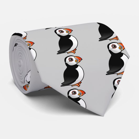 Atlantischer Papageientaucher Krawatte (Gerollt)