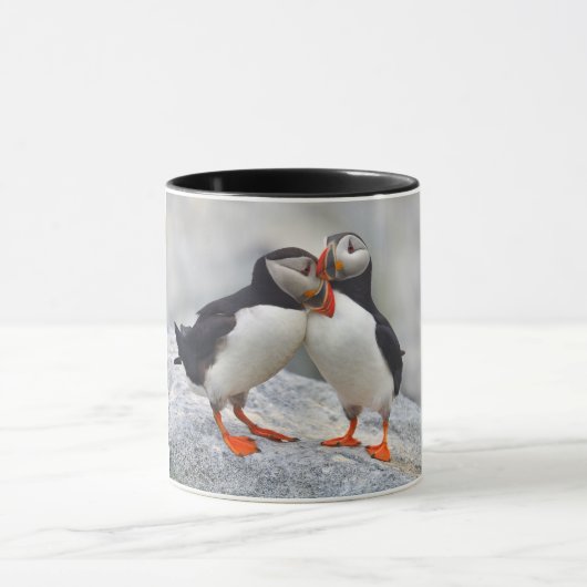 Atlantischer Puffin-Liebe Tasse (Zentrum)