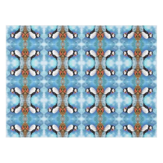 Atlantischer Puffin Tischdecke (Vorderseite (Horizontal))