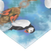 Atlantischer Puffin Tischdecke (Schrägansicht)
