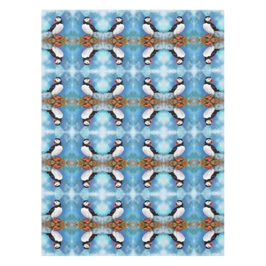 Atlantischer Puffin Tischdecke (Vorderseite)