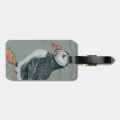 Atlantischer Puffsänger Art Zeichnend Gepäckanhänger (Rückseite horizontal)