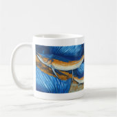 Atlantischer Segelfisch Grafik Kaffeetasse (Links)