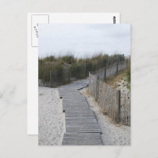 Atlantischer Stadtrand bis Strand Postkarte (Vorne/Hinten)