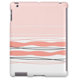 Atlantischer Streifen Pink, horizontaler iPad-Fall Case-Mate iPhone Hülle